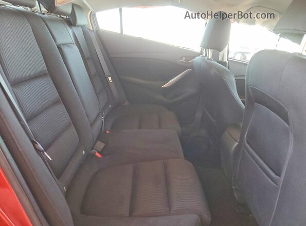 JM1GJ1U57G1471655 2016 MAZDA 6 Red Вид задніх сидінь