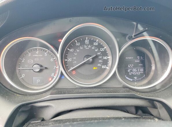 JM1GJ1U58G1410167 2016 MAZDA 6 Blue Vista del cuadro de instrumentos