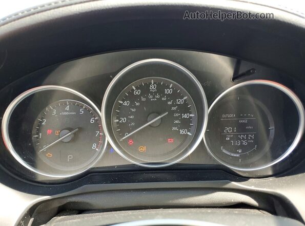 JM1GJ1U58G1420746 2016 MAZDA 6 Черный Вид щитка приборов