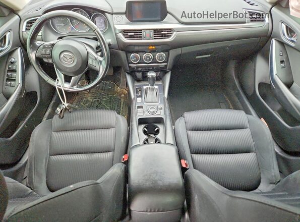 JM1GJ1U58G1460776 2016 MAZDA 6 Gray წინა პანელის ხედი