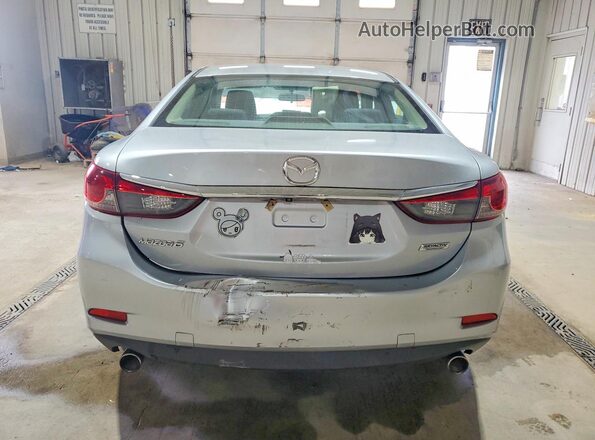 JM1GJ1U58G1466285 2016 MAZDA 6 Silver Rear view