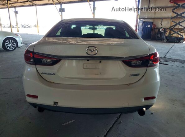 JM1GJ1U58G1467601 2016 MAZDA 6 White Հետևի տեսք