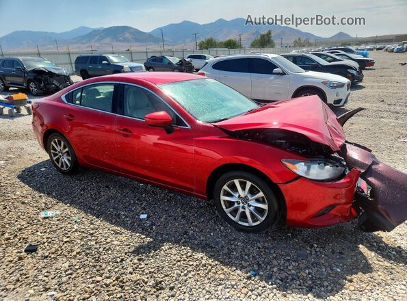 JM1GJ1U5XG1451321 2016 MAZDA 6 Red Delantero derecho