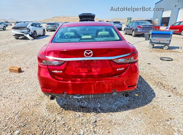 JM1GJ1U5XG1451321 2016 MAZDA 6 Red Vista trasera