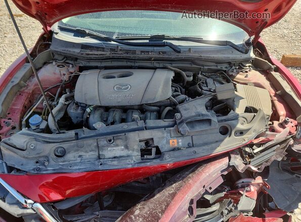 JM1GJ1U5XG1451321 2016 MAZDA 6 Red Vista interior trasera