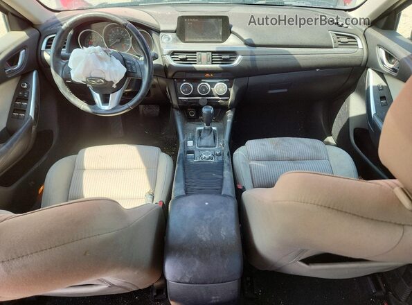 JM1GJ1U5XG1451321 2016 MAZDA 6 Red Vista del salpicadero