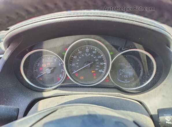 JM1GJ1U5XG1451321 2016 MAZDA 6 Red Vista del cuadro de instrumentos