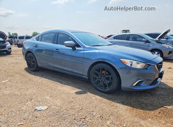 JM1GJ1V50G1424059 2016 MAZDA 6 Blue წინა მარჯვენა