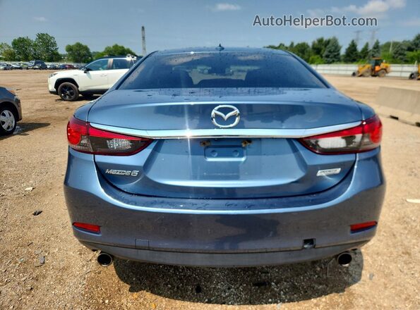 JM1GJ1V50G1424059 2016 MAZDA 6 Blue უკანა ხედი