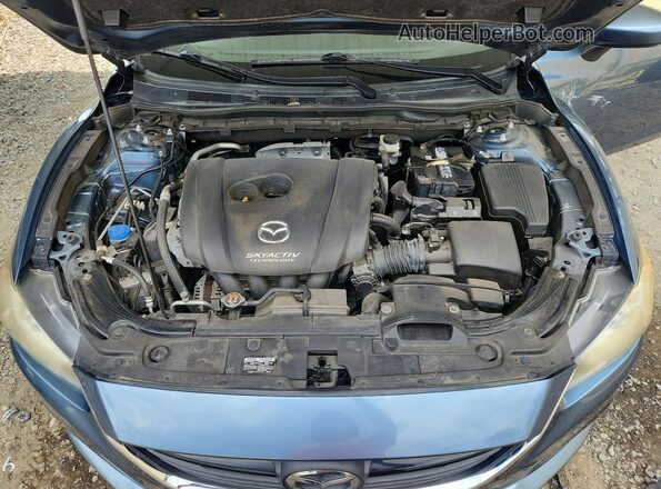 JM1GJ1V56G1406360 2016 MAZDA 6 Blue Вид задньої частини салону