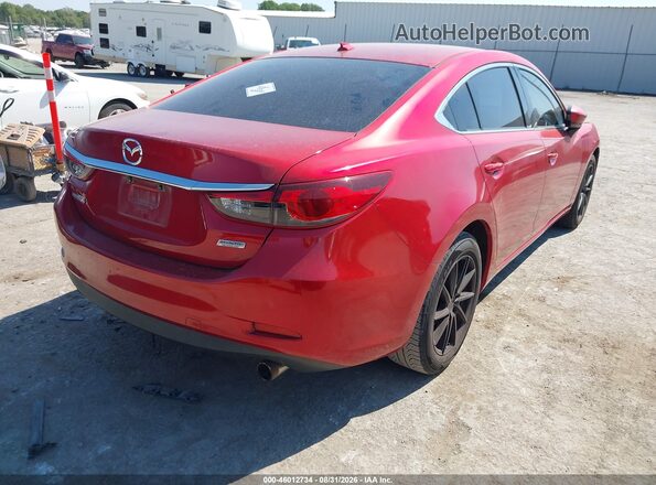 JM1GJ1V57G1444230 2016 MAZDA 6 Red Tył prawy