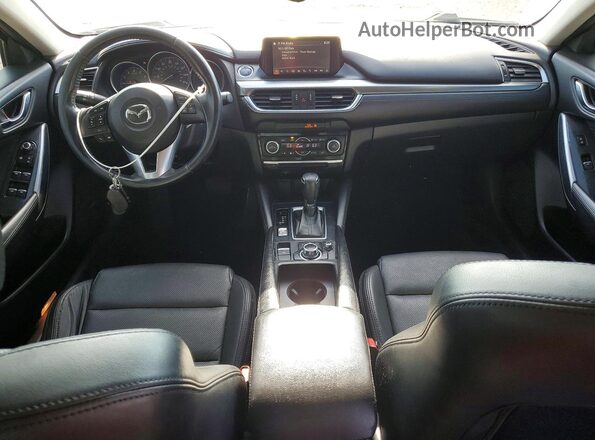 JM1GJ1V58G1438792 2016 MAZDA 6 Серебряный Вид панели приборов
