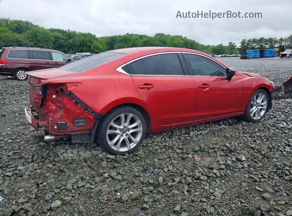 JM1GJ1V59G1414310 2016 MAZDA 6 Red Tył prawy