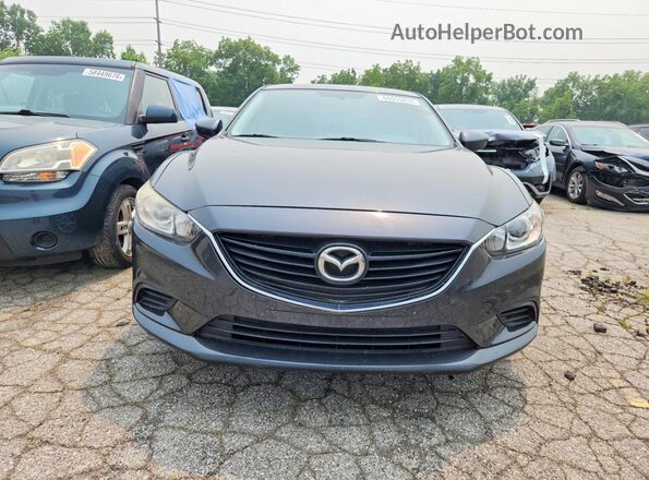 JM1GJ1V59G1454855 2016 MAZDA 6 Gray Вид спереду