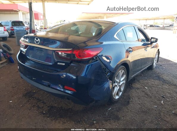 JM1GJ1V5XG1423274 2016 MAZDA 6 Blue უკანა მარჯვენა