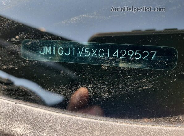 JM1GJ1V5XG1429527 2016 MAZDA 6 Black Engine compartment view