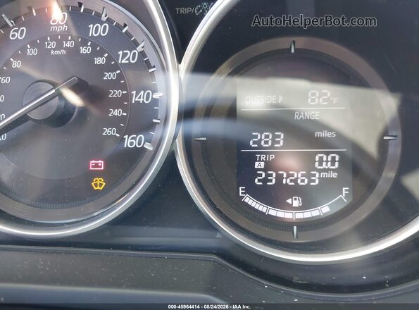 JM1GJ1V5XG1444030 2016 MAZDA 6 Gray უკანა სავარძლების ხედი