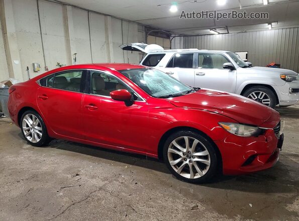 JM1GJ1V5XG1452726 2016 MAZDA 6 Red Przód prawy