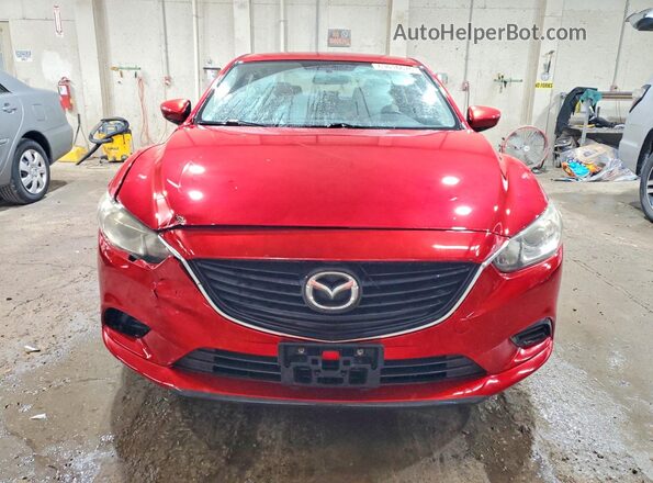 JM1GJ1V5XG1452726 2016 MAZDA 6 Red Widok z przodu