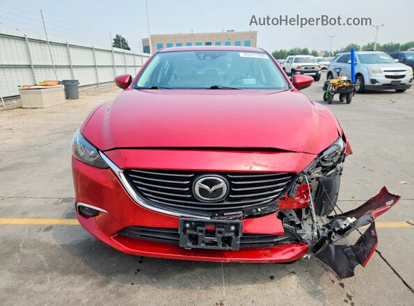 JM1GJ1W50G1409267 2016 MAZDA 6 Red Front view
