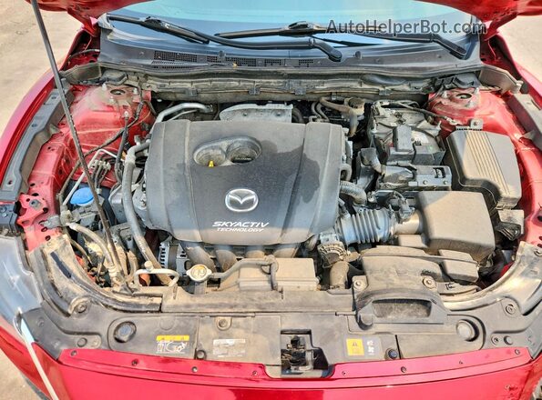 JM1GJ1W50G1409267 2016 MAZDA 6 Red Rear interior view