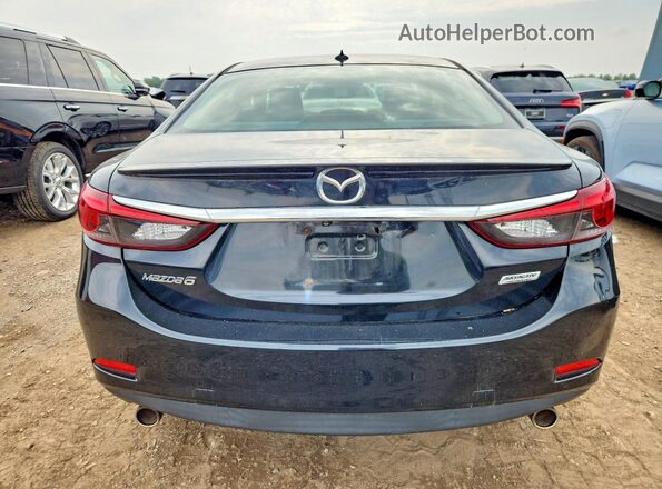 JM1GJ1W53G1435006 2016 MAZDA 6 Black Հետևի տեսք