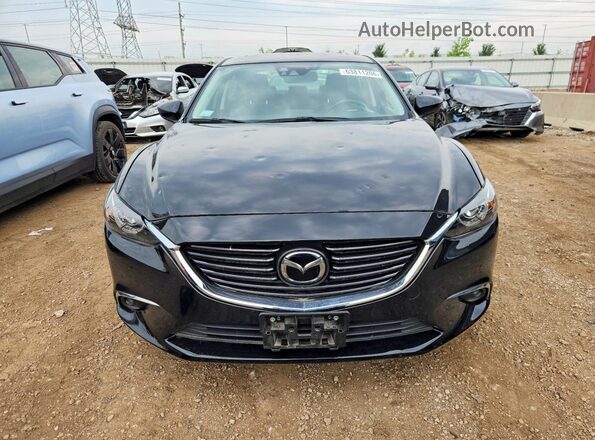 JM1GJ1W53G1435006 2016 MAZDA 6 Black Դիմացի տեսք