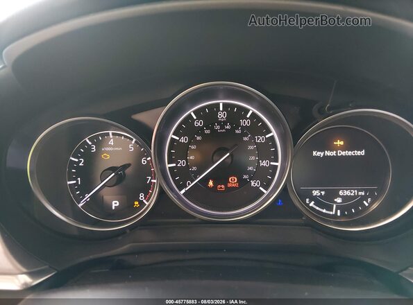 JM1GL1TY1K1501330 2019 MAZDA 6 Red Հետևի նստատեղերի տեսք