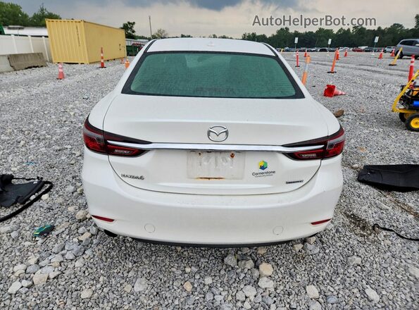 JM1GL1TY4K1503055 2019 MAZDA 6 White Հետևի տեսք