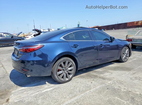 JM1GL1TY5J1318267 2018 MAZDA 6 Синий Задняя правая четверть