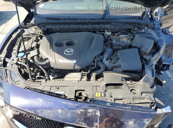 JM1GL1TY5J1318267 2018 MAZDA 6 Синий Вид задней части салона
