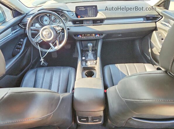 JM1GL1TY6L1516746 2020 MAZDA 6 Black წინა პანელის ხედი