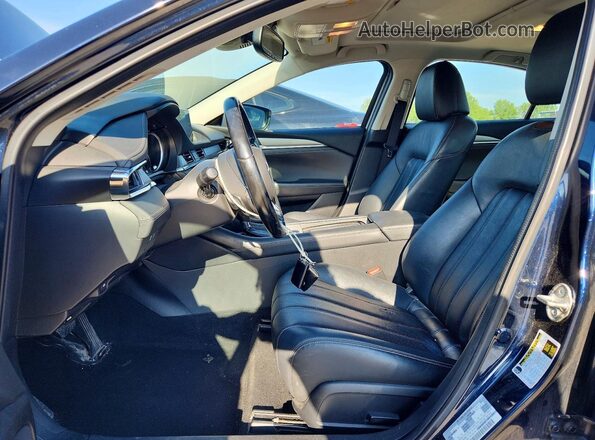 JM1GL1TY6L1516746 2020 MAZDA 6 Black წინა სალონის ხედი