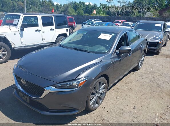JM1GL1TY8K1509263 2019 MAZDA 6 Gray Front left