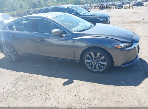 JM1GL1TY8K1509263 2019 MAZDA 6 Gray Rear interior view