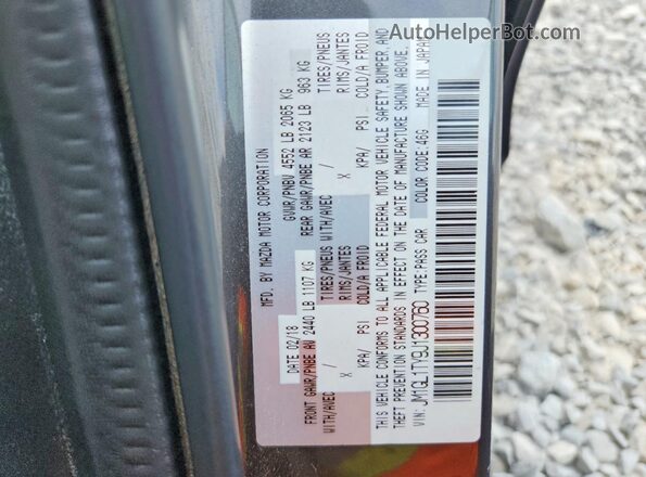 JM1GL1TY9J1300760 2018 MAZDA 6 Gray Շարժիչի բաժամունքի տեսք