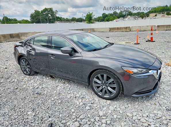 JM1GL1TY9J1300760 2018 MAZDA 6 Gray Առջևի աջ