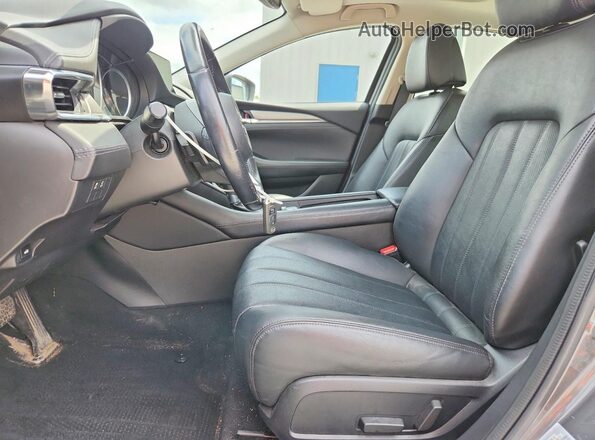 JM1GL1TY9J1300760 2018 MAZDA 6 Gray Սալոնի դիմացի տեսք