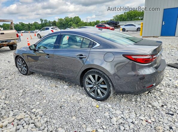 JM1GL1TY9J1300760 2018 MAZDA 6 Gray Հետևի ձախ