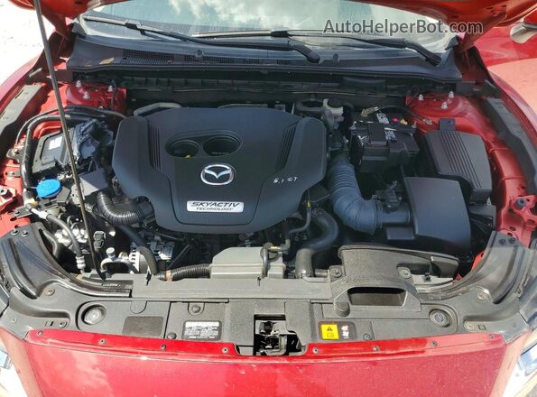 JM1GL1TY9J1321933 2018 MAZDA 6 Red უკანა სალონის ხედი