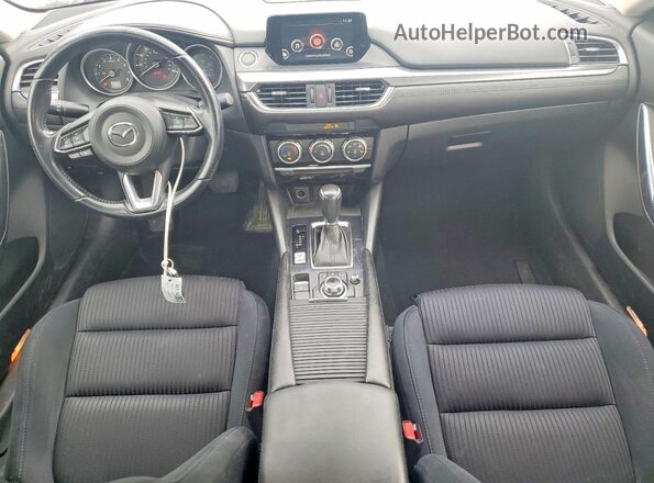 JM1GL1U51H1124737 2017 MAZDA 6 Blue წინა პანელის ხედი