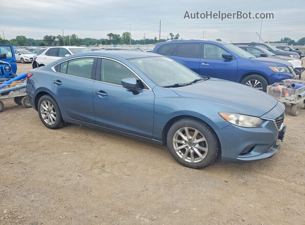JM1GL1U51H1124737 2017 MAZDA 6 Blue წინა მარჯვენა
