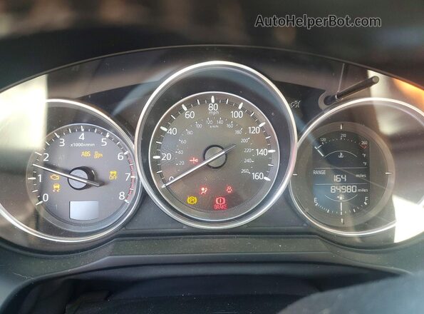 JM1GL1U52H1147752 2017 MAZDA 6 Blue Вид щитка приладів