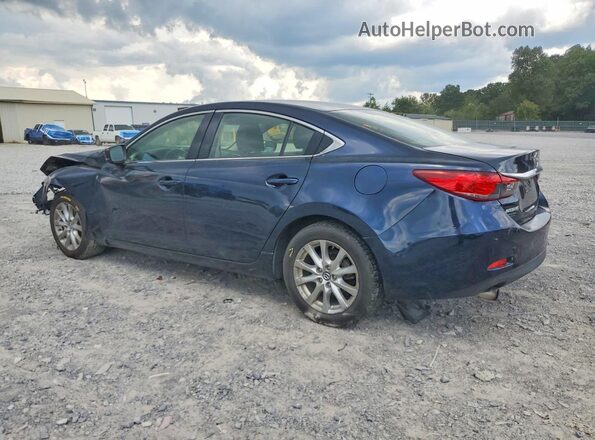 JM1GL1U52H1147752 2017 MAZDA 6 Blue Задня ліва чверть