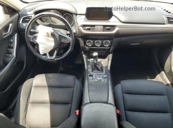 JM1GL1U52H1147752 2017 MAZDA 6 Blue Вид панелі приладів