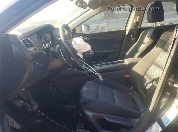 JM1GL1U52H1147752 2017 MAZDA 6 Blue Вид салону спереду