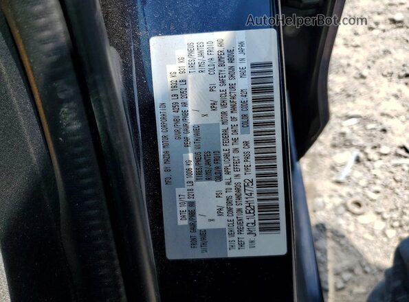 JM1GL1U52H1147752 2017 MAZDA 6 Blue Вид наклейки з VIN-кодом