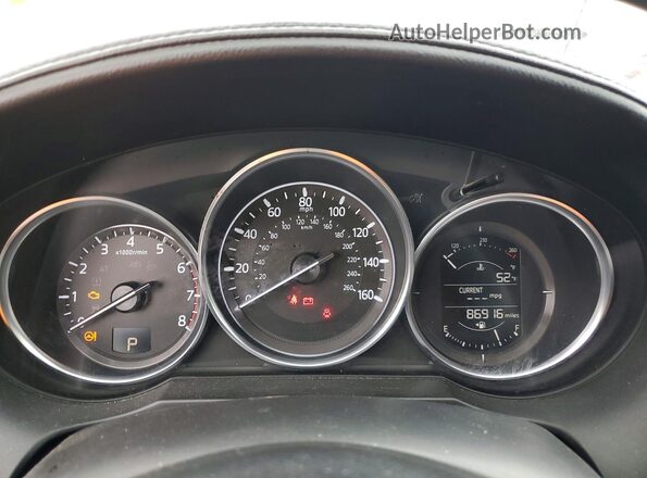 JM1GL1U53H1150000 2017 MAZDA 6 Gray Widok zestawu wskaźników