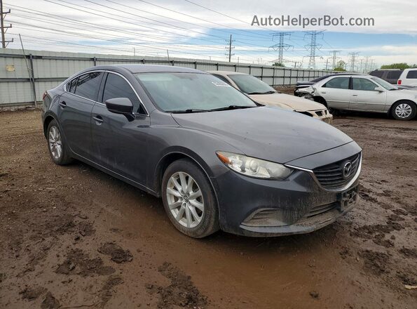 JM1GL1U53H1150000 2017 MAZDA 6 Gray Przód prawy