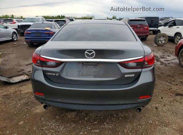 JM1GL1U53H1150000 2017 MAZDA 6 Gray Widok z tyłu